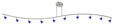 954-10-BS 954 Series, 10 Light, 78" Wire